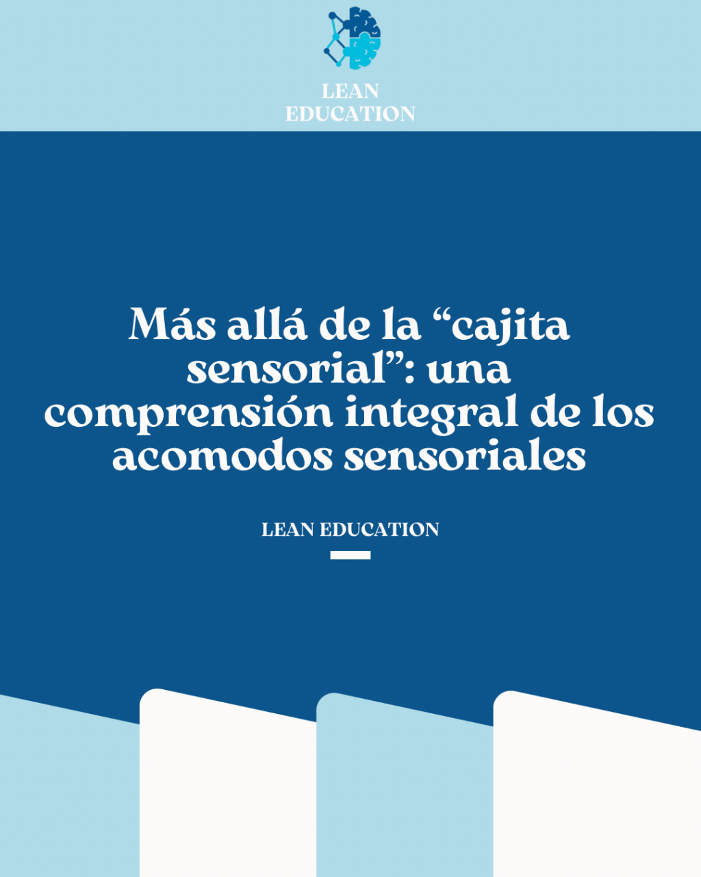 Más allá de la “cajita sensorial”: una comprensión integral de los acomodos&nbsp;sensoriales.