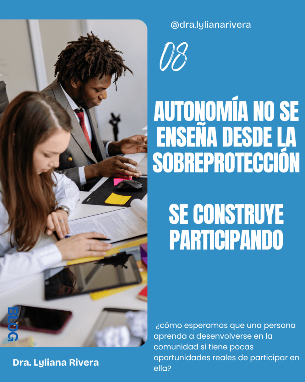Autonomía no se enseña desde la sobreprotección: se construye participando